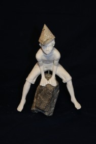 entwurf, modell, bube, bildhauerei, tina allenbach, querkunst, kunst, gips